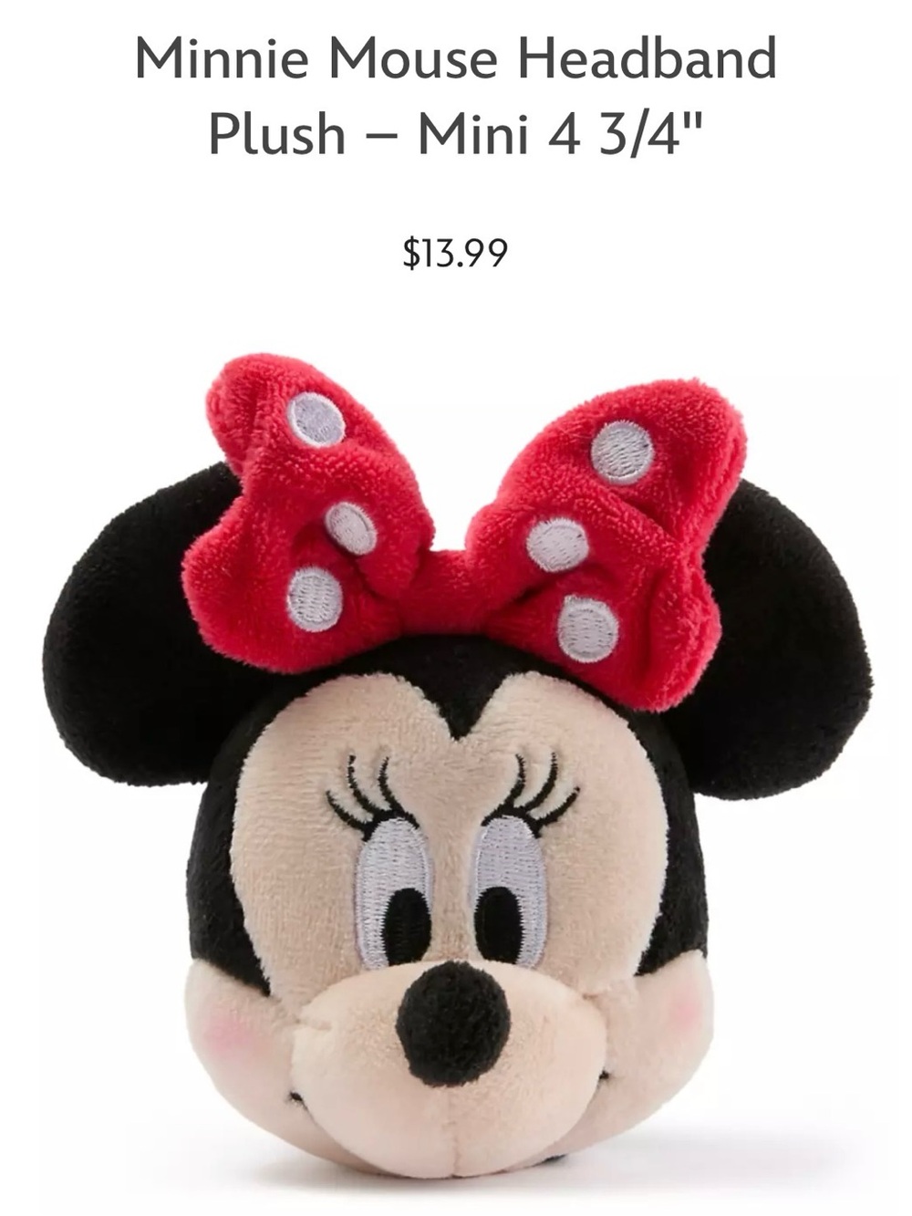 Disney Mickey Plush Headband - Mickey & Minnie - Picture 4 of 5
